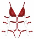 Bad Kitty Strap Body red XL