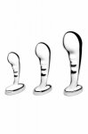 Treningowy zestaw korków analnych B-Vibe Stainless Steel P-Spot Training Set