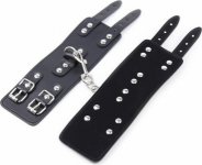 Fetish Fever - Cuffs with two buckles - Black