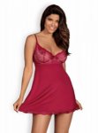 Bielizna-Rosalyne babydoll i stringi czerwona  S/M