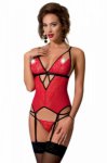 SALOME CORSET Czerwony gorset 