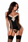 RANIA CORSET Czarny gorset 