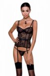 LETICIA CORSET Czarny gorset 