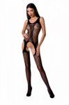 BS072 Bodystocking Czarny 