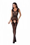 BS062 Bodystocking Czarny 