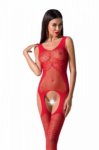 BS061 Bodystocking Czerwony 