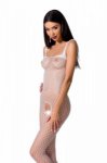 BS071 Bodystocking Biały 