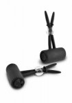 Vibrating Nipple Lassos Black