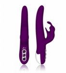 Rabbit Vibrators Sex Products,USB Rechargeable Waterproof Double Motor Strong Vibrating Mode,Safe Silicone Dildos For Women