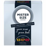 MISTER SIZE - TEST BOX PREZERWATYWY ROZMIAR 53-57-60 (M/L/XL) 3 PREZERWATYWY