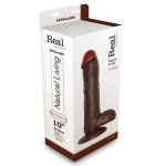 Dildo-FALLO REALISTICO REAL RAPTURE BROWN 10""""""""""""""""""""""""""""""""