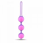 Kulki-Palline Vaginali Bi-Balls Triple Purple