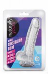 NATURALLY YOURS  6" CRYSTALLINE DILDO  DIAMOND