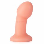 Korek analny na przyssawce mały penis cielisty 11,5 cm dildo - 76074031