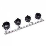 Stainless Steel Adjustable Spreader Bar Bondage Set Sex Slave Handcuffs Ankle Cuffs Fetish bdsm Restraints sex toys