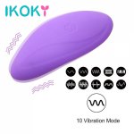 Ikoky, IKOKY False penis Clitoris Masturbation Sex Toys For Women Vibrators Vaginal Stimulator Massager 10 kinds Of Frequencies