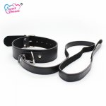 Sweet Dream PU Leather BDSM Fetish Bondage Collar Neck Leash Adult Game Slave Neck Cuff Sex Toys for Women Sex Products DW-104