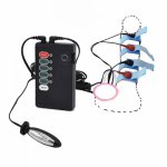 Russia Hot Sale 4pcs Penis Extender Enlargement Electro/Electric Shock Conductive Bands Sets / Anal Plug Adult Medical Sex Toys