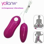 12 Speeds Vibrating Egg Vibrator Clitoral G Spot Stimulators Sex Toys for Women Powerful Vibrating Egg Clitoris Stimulator Adult