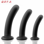 QRTA Smooth Anal Plug Suction Cup Silicone Vagina Dildo Adult Sex Toys for Woman Prostate Massage Butt Plug Masturbator For Men