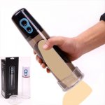 Electric Penis Pump Enlargement Penis Trainer Pump Vibrator Enlarge Automatic Vacuum Suction Penis Extend Sex Toys for Men
