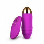 Mizzzee, MizzZee Wireless Remote Control Vibrating Silicone Mini G-Spot Bullet Egg Vibrators USB Rechargeable Massage Ball Adult Sex Toys
