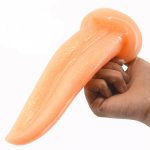 FAAK tongue skin realistic dildo anal butt plug sex toys for woman g spot stimulator blowjob masturbator big dildos for 