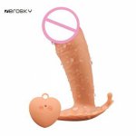 Zerosky, Zerosky USB Rechargeable Heating Cordless Fake Male Penis Remote Control Strap-on G-spot Vibrator Sex Toys for Women