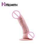 HISMITH Silicone Huge Dildo Fresh Faloimitator Big penis Flexible Realistic Dildo Length 20cm Sex Toys For Women Adult Product