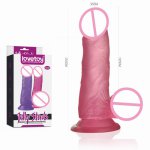 Lovetoy, lovetoy Realistic Dildos 6 Inch Soft TPE Waterproof Flexible Penis Strong Suction Cup Male Artificial Dildo Sex Toy for Woman
