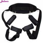 erotic positioning bandage Sex Furniture Neck Handcuffs Open Leg Bind Belts bed rope bdsm Slave Restraint Sex Toys