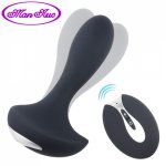 Man nuo Anal plug Vibrator  Wireless Remote Control Anal vibrator Silicone Male Prostate Massager Adult Sex Toys for Men