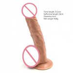 Hot Huge Masturbtor Dildos 23.5*4cm With Strong Suction Cup Artificial Simulate pennis Dick Medical PVC adult sex toys for women