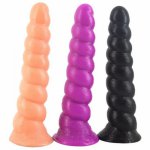 Anal Beads sex toys 254*52mm long anal plug suction cup Screw thread butt plug sex toys for women/men anal dildo erotic toys