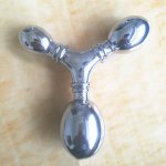 New Design Metal Butt Plug 3 Heads Anal Beads Ball Dilatador Anal Big Anal Plug Prostata Massage Buttplug Sex Toys For Cuoples