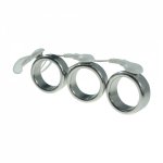 For DIY  26mm/28mm/30mm for choose electric shock stainless steel cock ring electro stimulation accessory penis ring sex toys