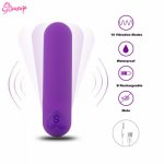 Rechargable Bullet Vibrators for Women 10 Speed Vibrating eggs Vaginal orgasm sex toys Clitoris Stimulator Adult sex products