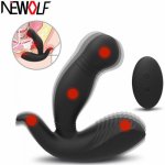 Rechargeable Silicone Prostate Massager For Men Gay Anal Sex Toys Waterproof Anal Vibrator Male G spot Sex Toys For Woman Q097