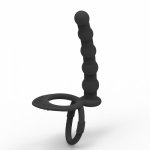 ORISSI Vibrating Double Straps on Dildo Butt Plug Cockring Adult Sex Product for Women Realistic Dildo Anal Sex Toys For Male