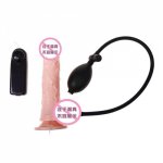 Realistic Strapon Super Dildo Inflatable Vibration Strong Vagina G-Spot Huge Penis